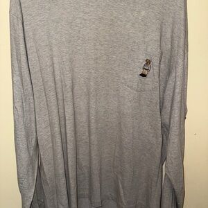 Vintage Ralph Lauren Heather Gray Long Sleeve Tee